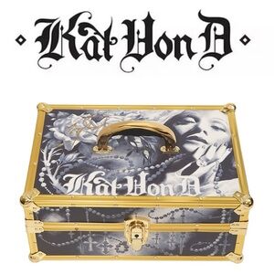 Kat Von D gold train case
